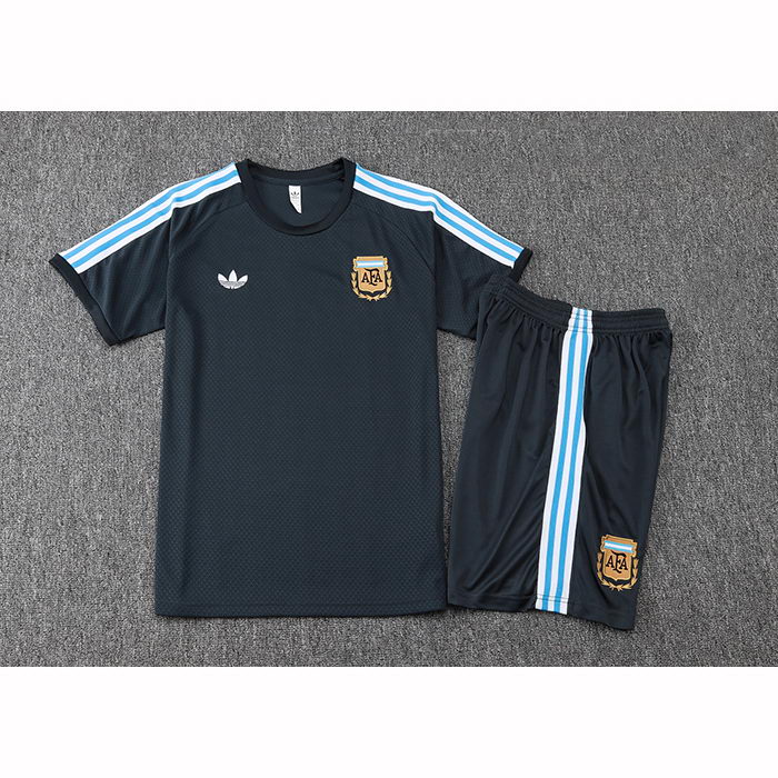 Chandal del Argentina Manga Corta 25-26 Gris - Pantalon Corto